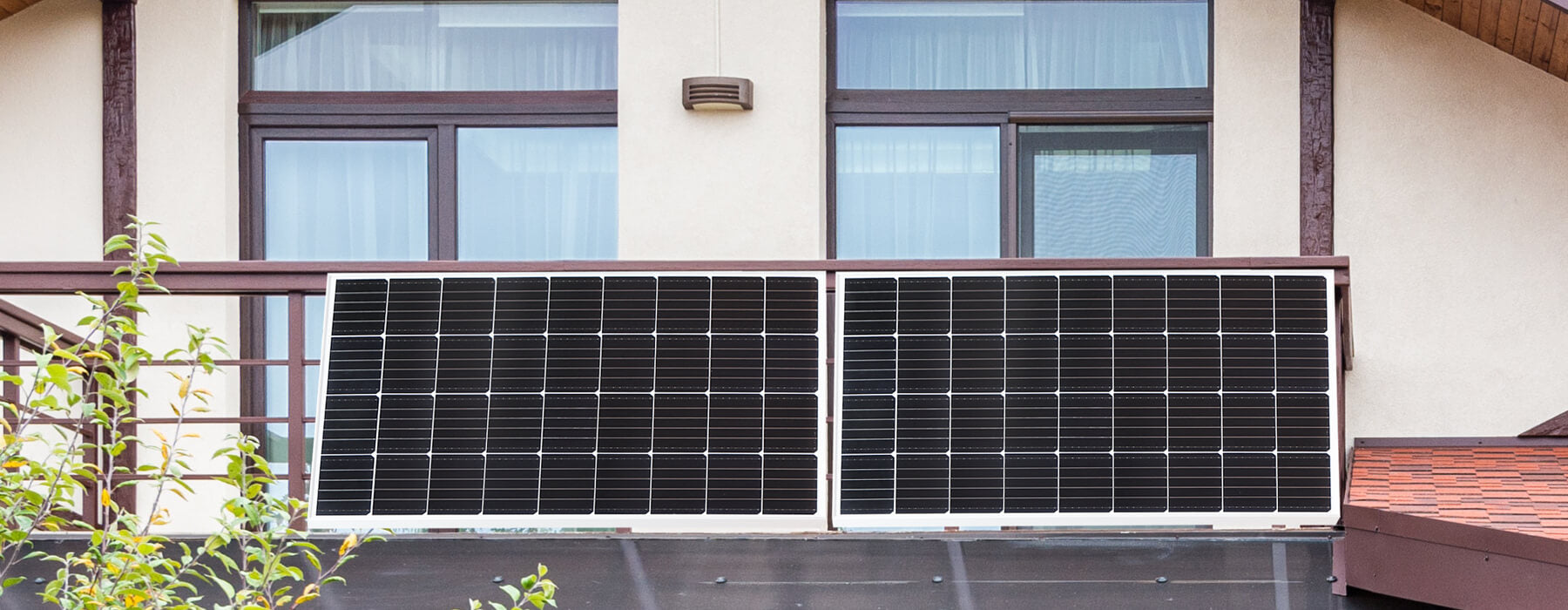 solar panel  balcony power plant