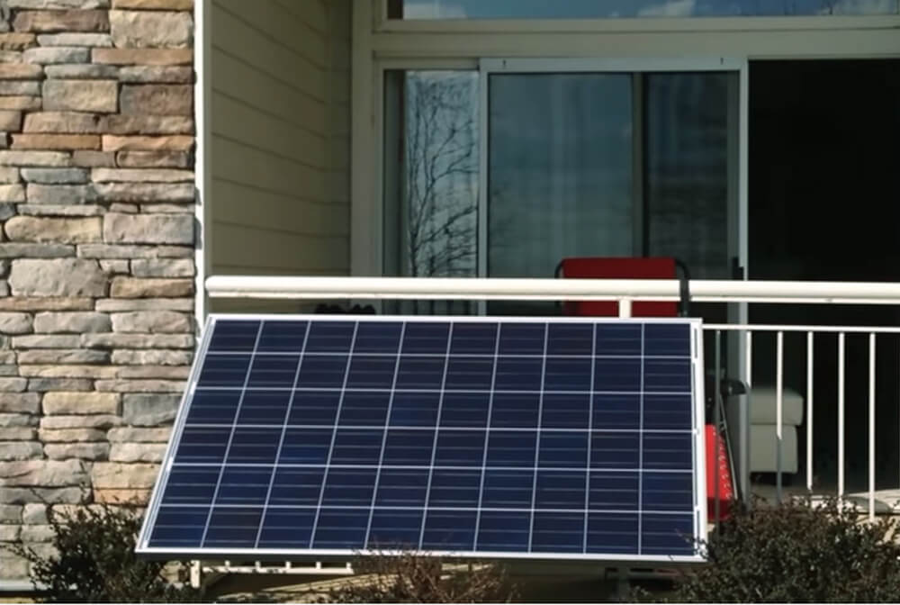 solar panel on grid balcony power plants
