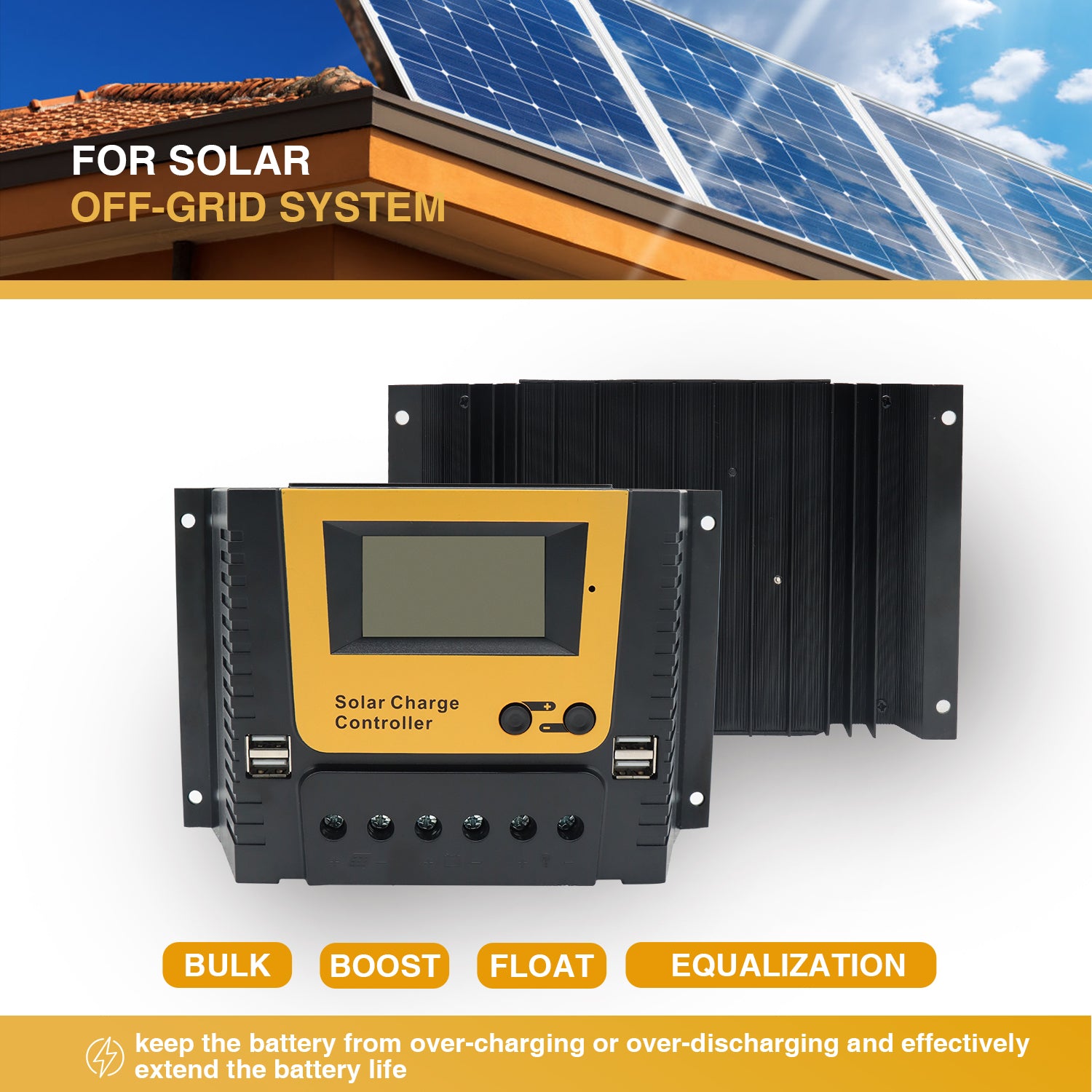 60A PMW Solar Charge Controller
