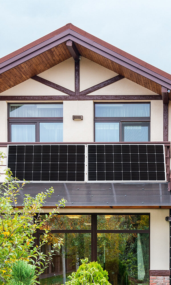 solar panel balcony power plants